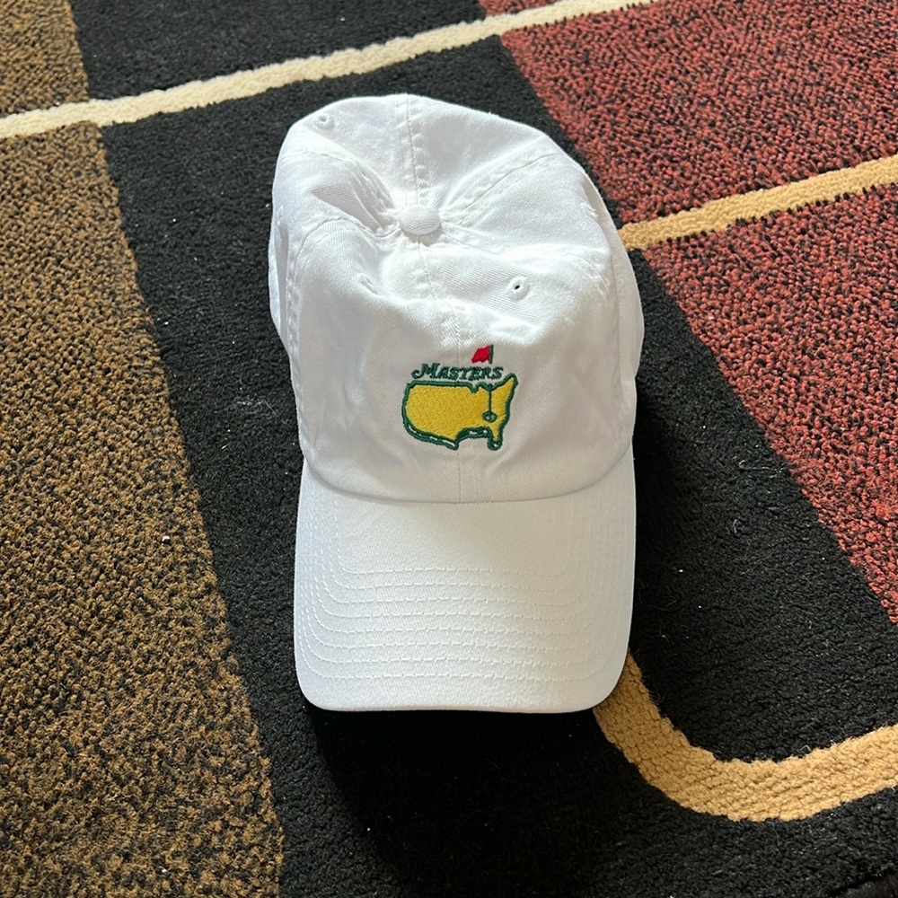 Masters White Adjustable Hat
